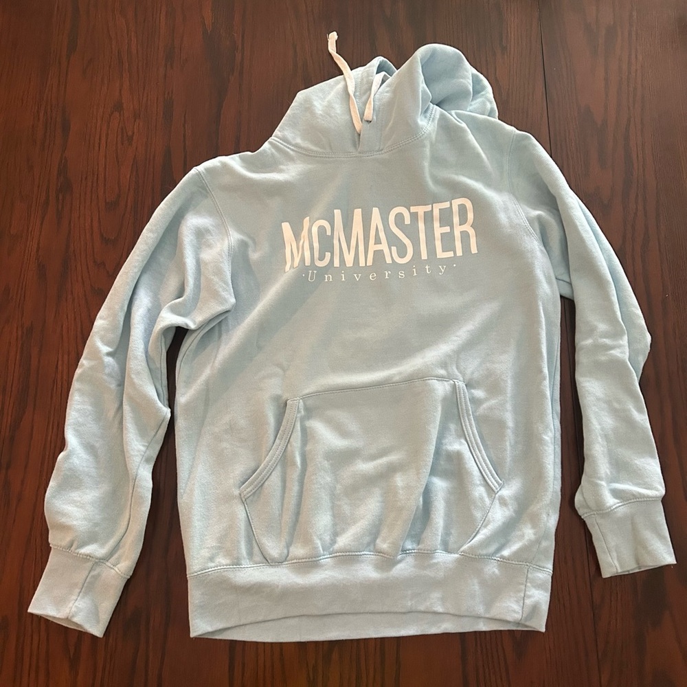 McMaster University Light Blue Hoodie